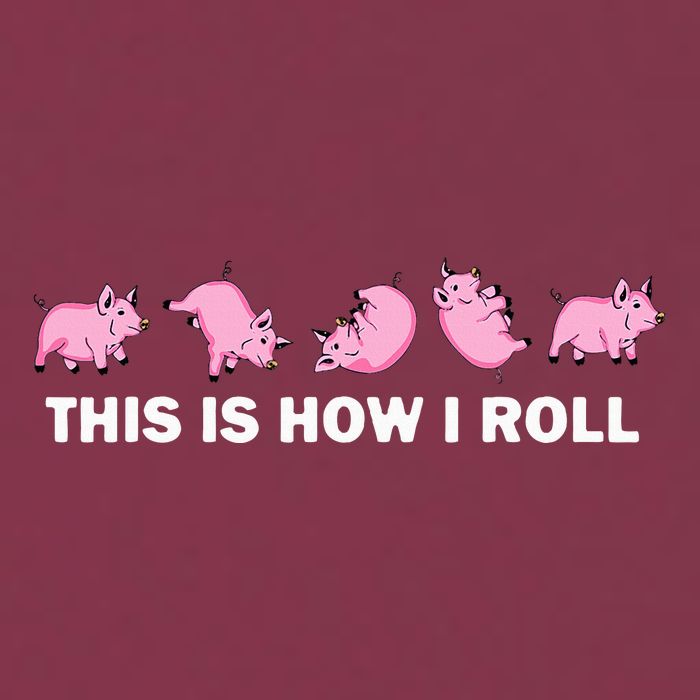 Pig Swine Farm Animal Funny This Is How I Roll Pig 16oz Travel Tumbler