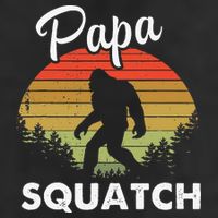 Papa Squatch Funny Bigfoot Camping Hiking Outdoor Father Day Hat