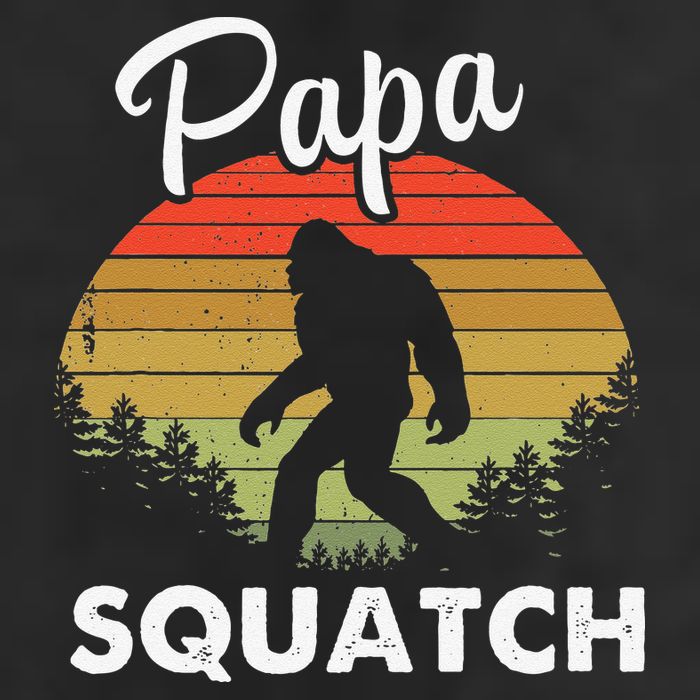 Papa Squatch Funny Bigfoot Camping Hiking Outdoor Father Day Hat