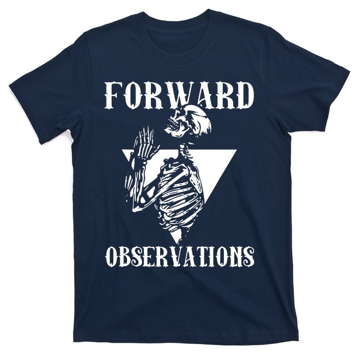 Praying Skeleton Forward Observation T-Shirt