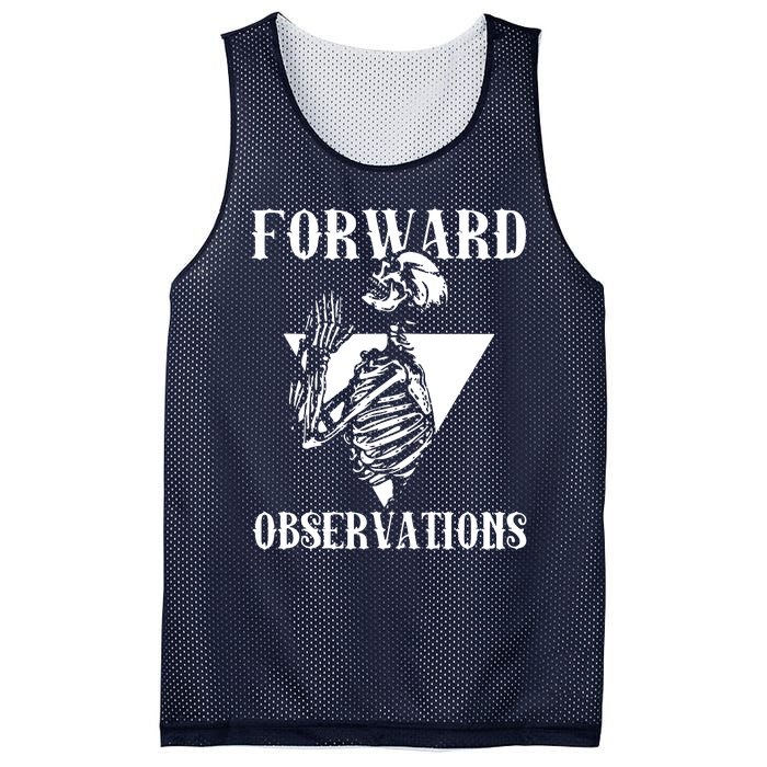 Praying Skeleton Forward Observation Mesh Reversible Basketball Jersey Tank