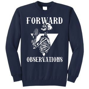 Praying Skeleton Forward Observation Tall Sweatshirt