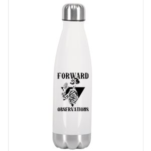 Praying Skeleton Forward Observation Stainless Steel Insulated Water Bottle