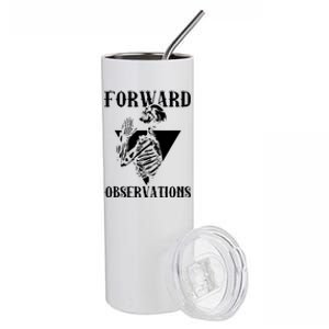 Praying Skeleton Forward Observation Stainless Steel Tumbler