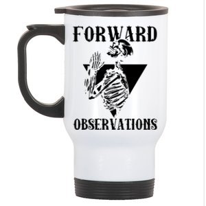 Praying Skeleton Forward Observation Stainless Steel Travel Mug