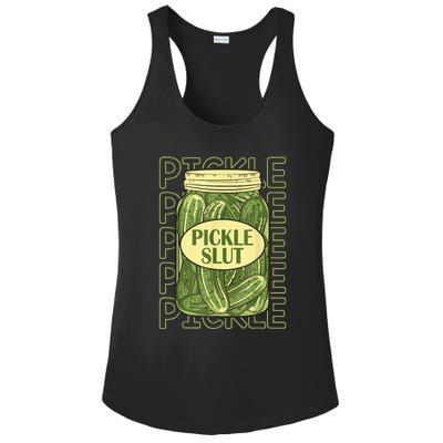 Pickle Slut Funny Pickle Slut Who Loves Pickles Ladies PosiCharge Competitor Racerback Tank