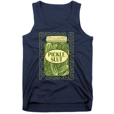 Pickle Slut Funny Pickle Slut Who Loves Pickles Tank Top