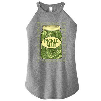 Pickle Slut Funny Pickle Slut Who Loves Pickles Women’s Perfect Tri Rocker Tank