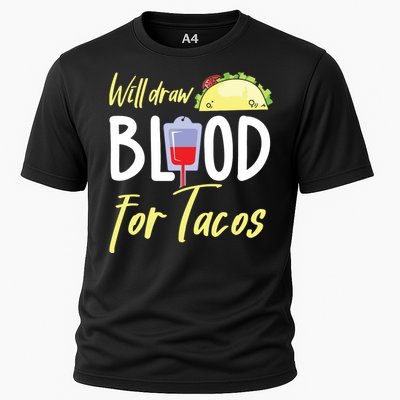 Phlebotomist Shirts Funny Taco Lover Phlebotomy Gift Cooling Performance Crew T-Shirt