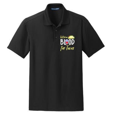 Phlebotomist Shirts Funny Taco Lover Phlebotomy Gift Dry Zone Grid Polo