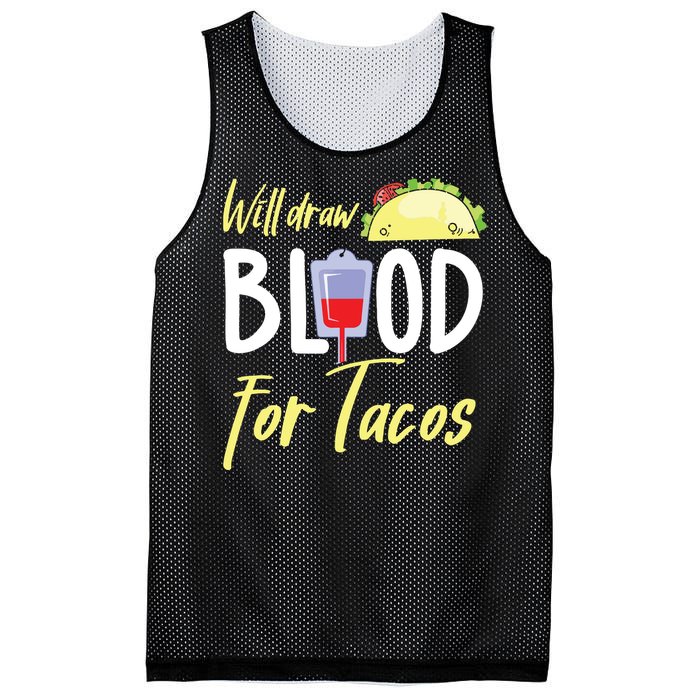 Phlebotomist Shirts Funny Taco Lover Phlebotomy Gift Mesh Reversible Basketball Jersey Tank