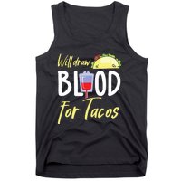 Phlebotomist Shirts Funny Taco Lover Phlebotomy Gift Tank Top