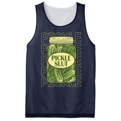 Pickle Slut Funny Pickle Slut Who Loves Pickles Apaprel Mesh Reversible Basketball Jersey Tank