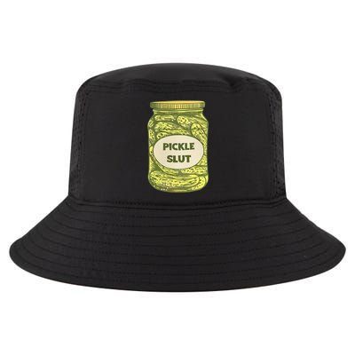 pickle slut funny canned pickles Cool Comfort Performance Bucket Hat