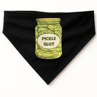 pickle slut funny canned pickles USA-Made Doggie Bandana
