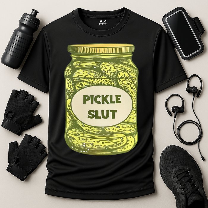 pickle slut funny canned pickles Cooling Performance Crew T-Shirt