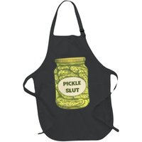 pickle slut funny canned pickles Apron