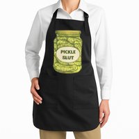 pickle slut funny canned pickles Apron