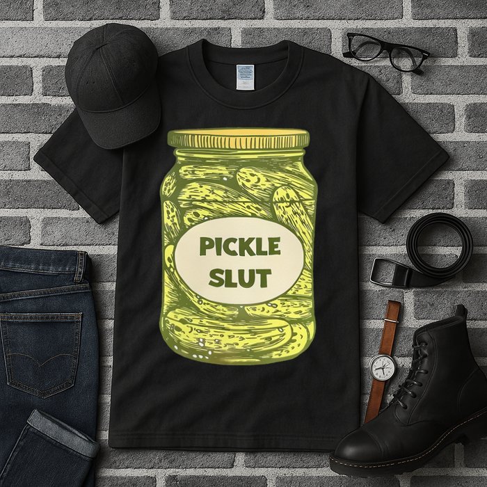 pickle slut funny canned pickles Tall T-Shirt