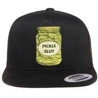 pickle slut funny canned pickles Flatbill Hat