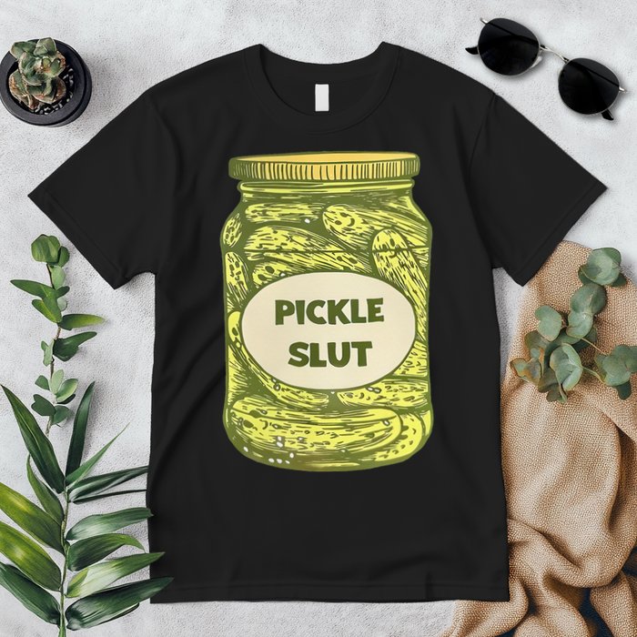 pickle slut funny canned pickles Premium T-Shirt