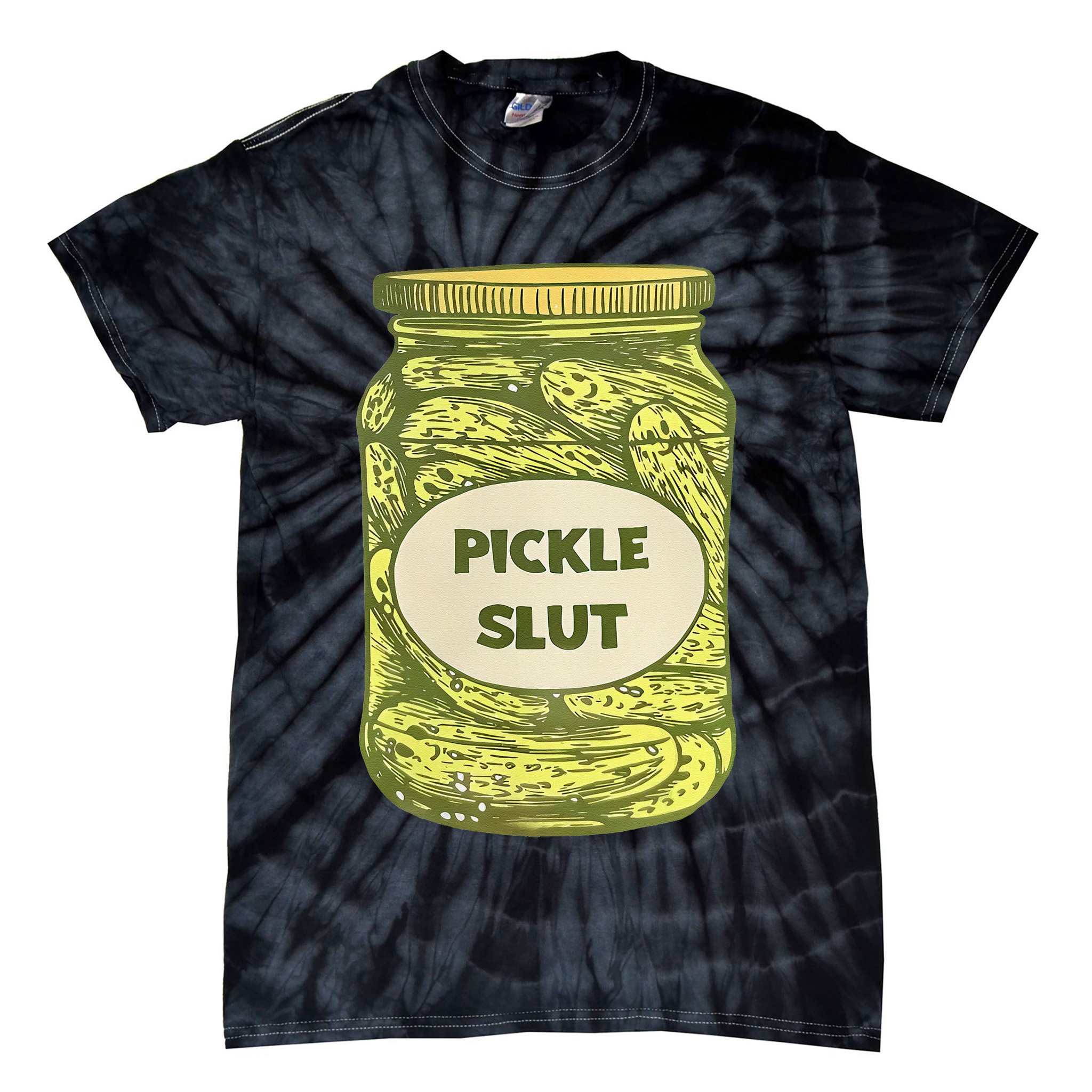 pickle slut funny canned pickles Tie-Dye T-Shirt