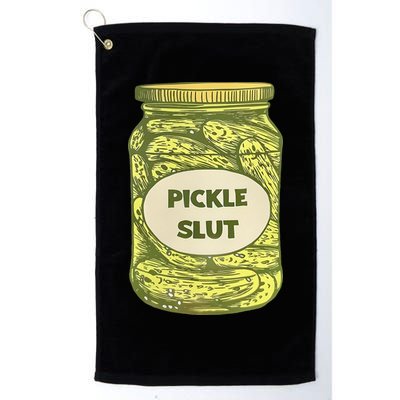 pickle slut funny canned pickles Golf Towel