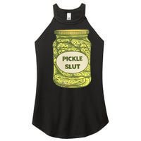 pickle slut funny canned pickles Women's Perfect Tri Rocker Tank