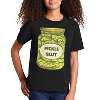 pickle slut funny canned pickles Kids T-Shirt