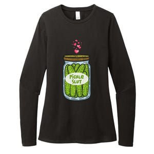 Pickle Slut For Dill And Pickle Lover Womens CVC Long Sleeve Shirt