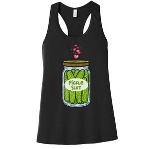 Pickle Slut For Dill And Pickle Lover Women's Racerback Tank