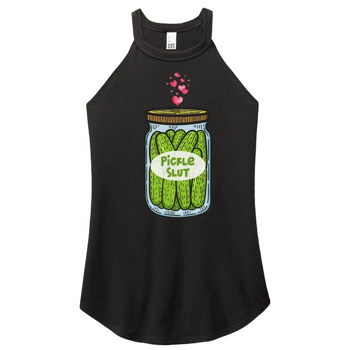 Pickle Slut For Dill And Pickle Lover Women's Perfect Tri Rocker Tank