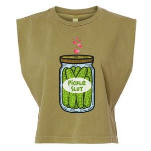 Pickle Slut For Dill And Pickle Lover Garment-Dyed Women's Muscle Tee