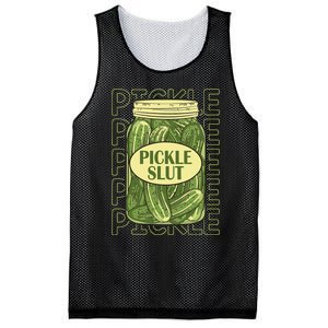 Pickle Slut Funny Pickle Slut Who Loves Pickles Apaprel Mesh Reversible Basketball Jersey Tank