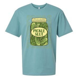 Pickle Slut Funny Pickle Slut Who Loves Pickles Apaprel Sueded Cloud Jersey T-Shirt