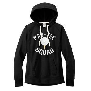 Partee Squad Funny Golf Design For Golf Lovers Women's Fleece Hoodie