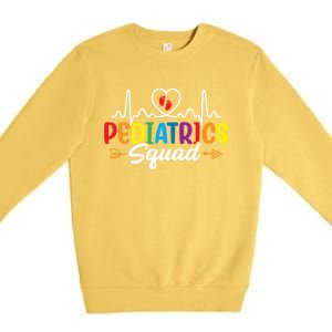 Pediatrics Squad Funny Nursing Pediatrician Doctor Nurse Gift Premium Crewneck Sweatshirt