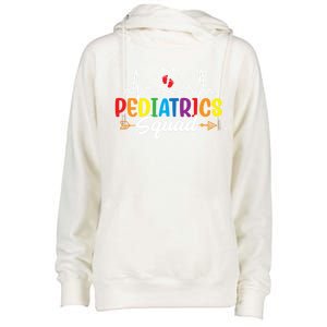 Pediatrics Squad Funny Nursing Pediatrician Doctor Nurse Gift Womens Funnel Neck Pullover Hood