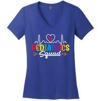 Pediatrics Squad Funny Nursing Pediatrician Doctor Nurse Gift Women's V-Neck T-Shirt