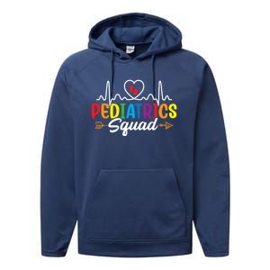 Pediatrics Squad Funny Nursing Pediatrician Doctor Nurse Gift Performance Fleece Hoodie