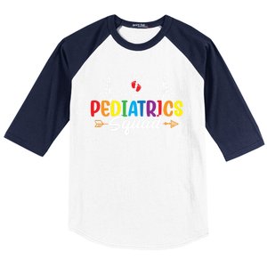 Pediatrics Squad Funny Nursing Pediatrician Doctor Nurse Gift Baseball Sleeve Shirt