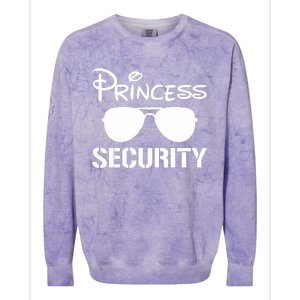 Princess Security Funny Birthday Halloween Party Design Colorblast Crewneck Sweatshirt