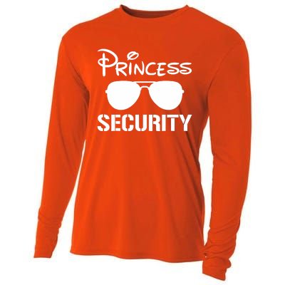 Princess Security Funny Birthday Halloween Party Design Cooling Performance Long Sleeve Crew