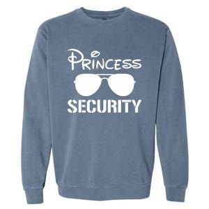 Princess Security Funny Birthday Halloween Party Design Garment-Dyed Sweatshirt