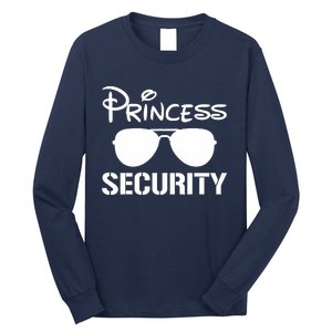 Princess Security Funny Birthday Halloween Party Design Long Sleeve Shirt