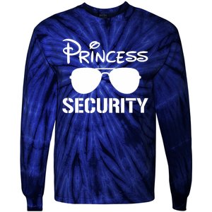 Princess Security Funny Birthday Halloween Party Design Tie-Dye Long Sleeve Shirt