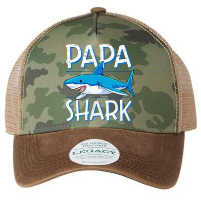 Papa Shark Family Matching Dad Daddy Jawsome Legacy Tie Dye Trucker Hat