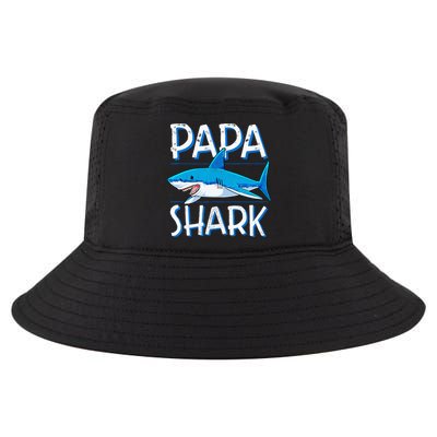 Papa Shark Family Matching Dad Daddy Jawsome Cool Comfort Performance Bucket Hat