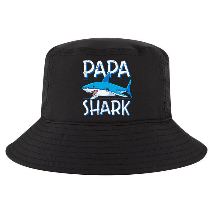 Papa Shark Family Matching Dad Daddy Jawsome Cool Comfort Performance Bucket Hat