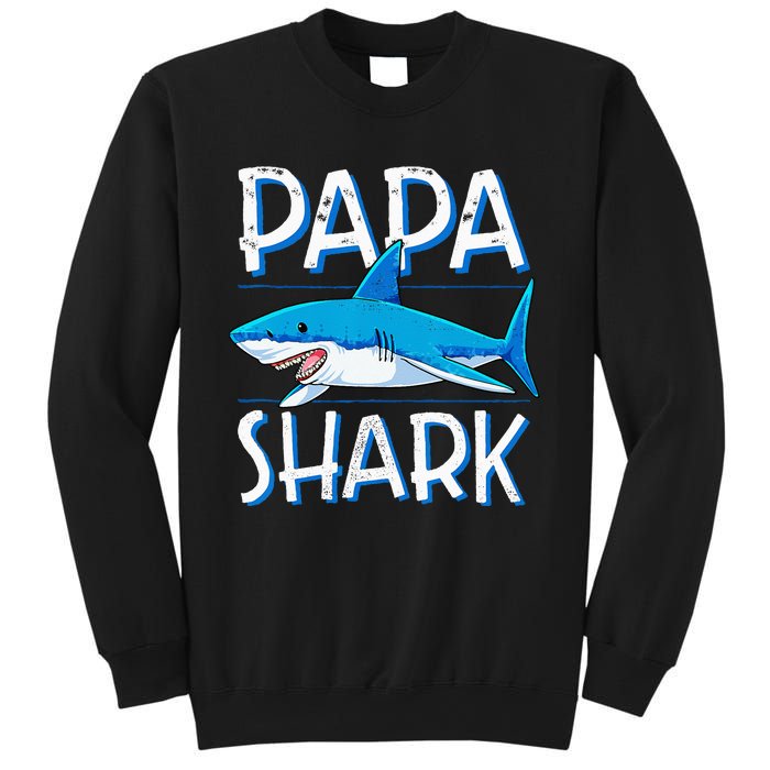 Papa Shark Family Matching Dad Daddy Jawsome Sweatshirt